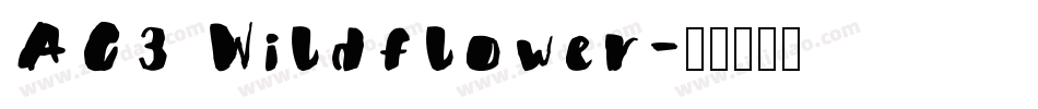 AC3 Wildflower字体转换
